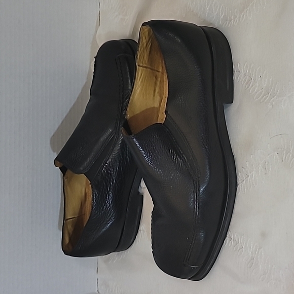 Sandro Men's Leather Loafers Size 10D Black - Picture 1 of 9